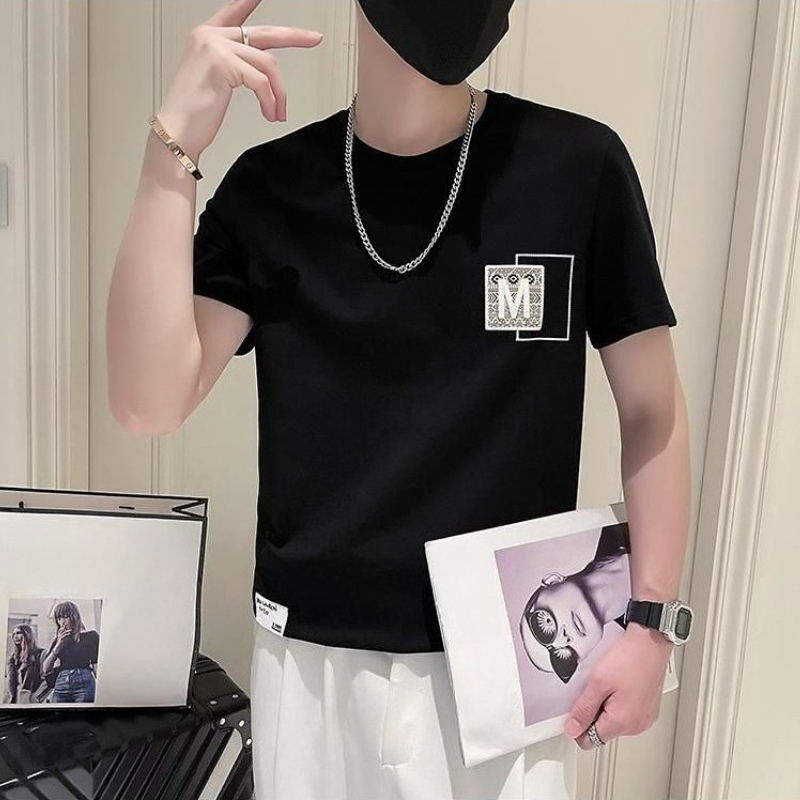 Trendy Men Short Sleeve Top Su - Korean Daily Lifestyle บทวิจารณ์และราคา