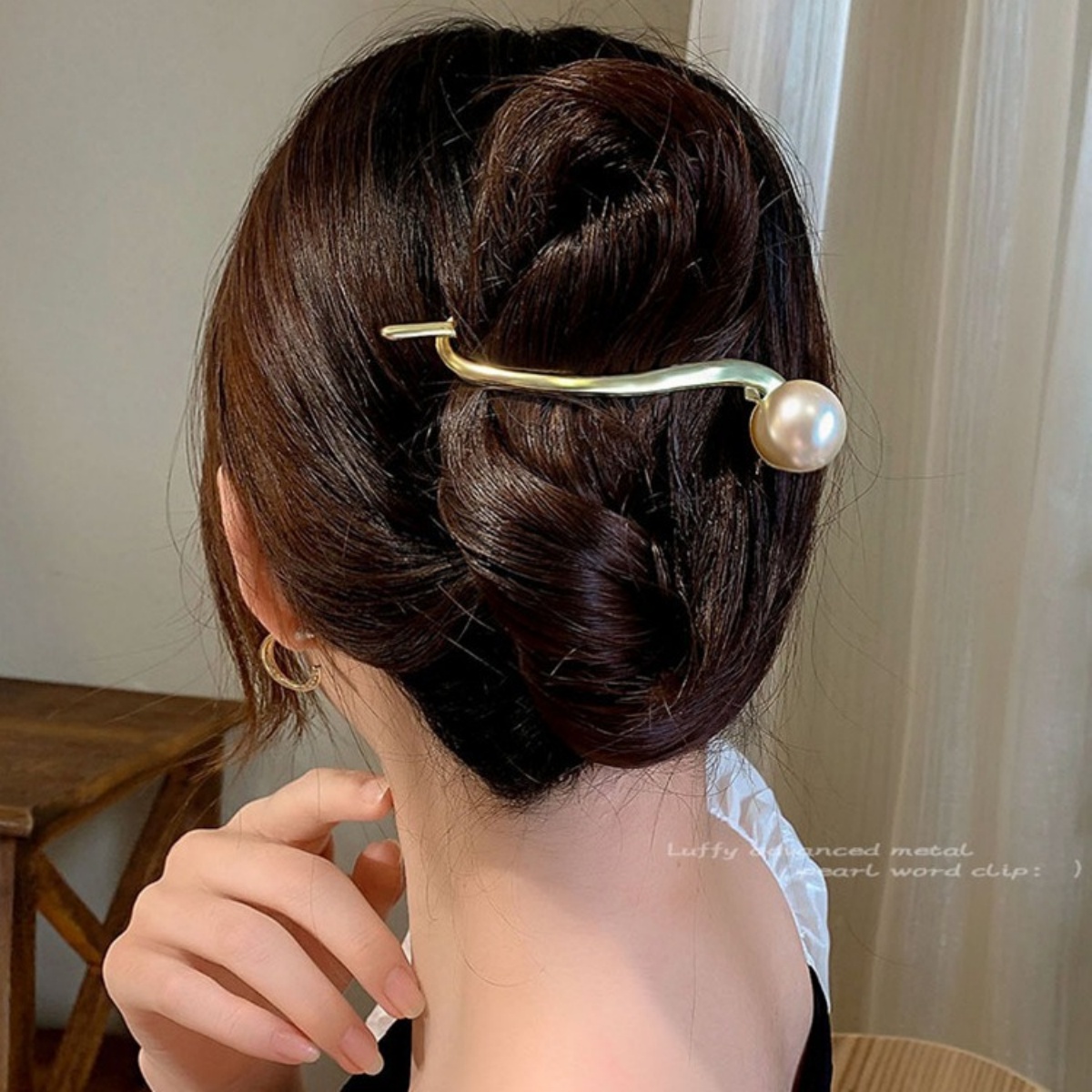 Elegant Glitter Pearl Hair Cli - Korean Lifestyle & Kids Boutique บทวิจารณ์และราคา