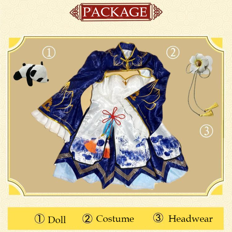 2025 Rem Ram Cosplay Cheongsam - South Korea Lifestyle บทวิจารณ์และราคา