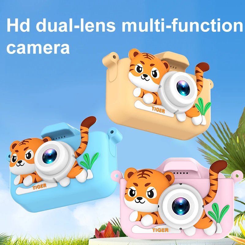 Kids Mini Camera Cartoon Tiger - Korean Boy Lifestyle บทวิจารณ์และราคา