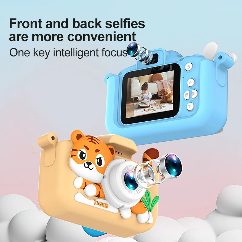 Kids Mini Camera Cartoon Tiger - Korean Boy Lifestyle บทวิจารณ์และราคา